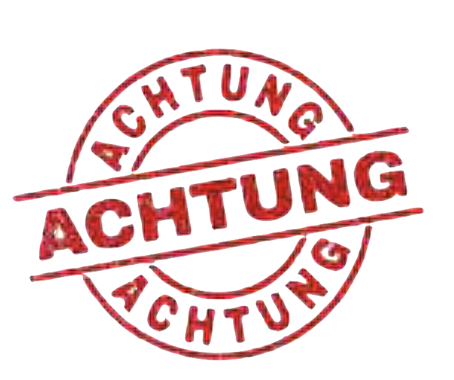 achtung-badge